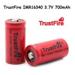 ​Επαναφορτιζόμενη μπαταρία TrustFire IMR 16340 700mAh 3.7V